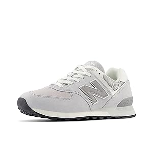 re-na Amazon.com | New Balance Women's 574 Sneakers, Grey/White